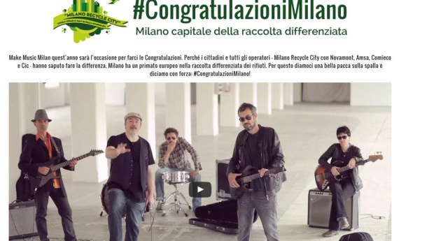 Immagine: 21 giugno Spazio Base, Make Music Milan ringrazia Recycle City / VIDEO
