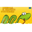 Immagine: Annibale, il serpente che incoraggia la mobilità sostenibile casa - scuola