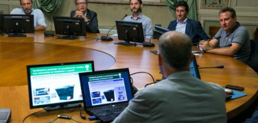 AMSA, delegazione milanese in visita a Parma, la città della tariffazione puntuale