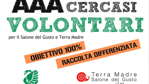 Immagine: Salone del Gusto di Torino, Legambiente cerca volontari per la raccolta differenziata