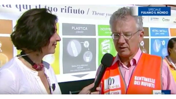 Immagine: Le Sentinelle dei Rifiuti nella puntata di Ambiente Italia del 25 settembre