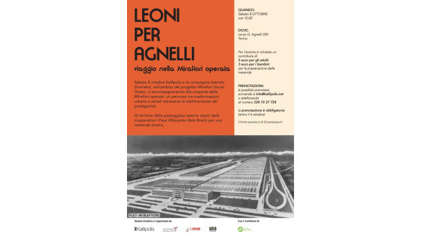 Immagine: Mirafiori Social Green, nuovo appuntamento con le associazioni Kallipolis e I Passi