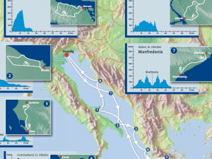 Puglia, nave crociera con 350 cicloturisti tedeschi. Attracca a Brindisi e Manfredonia