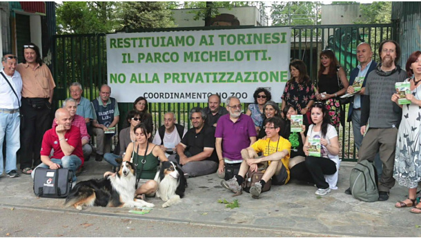 Immagine: Zoom al Parco Michelotti, il coordinamento No zoo diffida legalmente il Comune dal portare avanti la privatizzazione