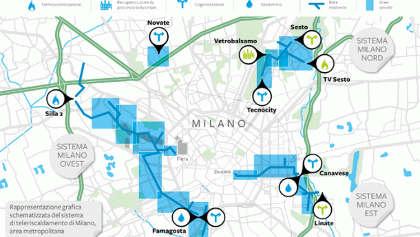 Immagine: Teleriscaldamento A2A, a Milano cresce ancora