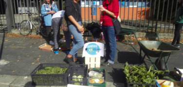 Quartieri Ricicloni al mercato Cambini: lo scarto dello scarto diventerà compost negli Orti di Via Padova | VIDEO