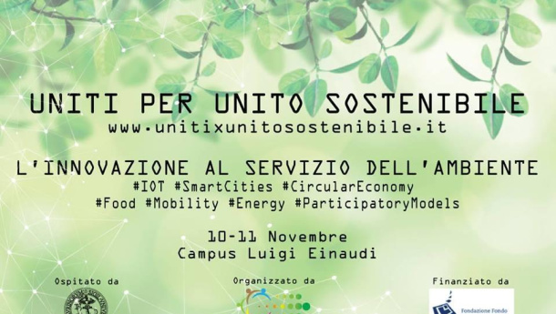 Immagine: Torino, 10 e 11 novembre due giorni dedicati alla sostenibilità ambientale al Campus Einaudi