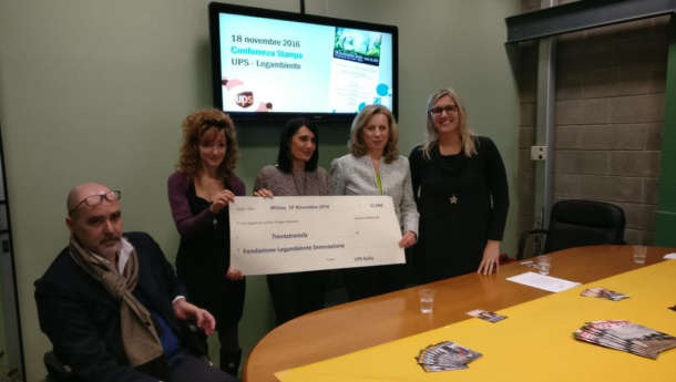 Immagine: UPS supporta il premio all'innovazione organizzato da Legambiente