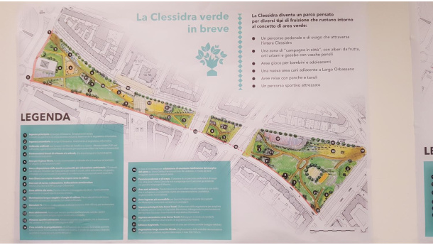 Immagine: Torino, riqualificazione spazio 'La Clessidra': i cittadini al voto per scegliere tra area verde e area sportiva