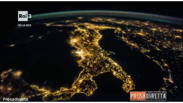 Immagine: Inquinamento luminoso in Italia, il reportage di Presa Diretta | Video