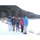 Immagine: Con tre africani collaboratori delle Sentinelle e del Recupero a Porta Palazzo in gita didattica a OULX