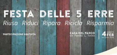 Torino, sabato 4 febbraio a Mirafiori la 'Festa delle 5 ERRE'