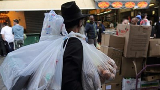 Immagine: Israele, in un solo mese ridotto dell'80% il consumo di sacchetti di plastica monouso