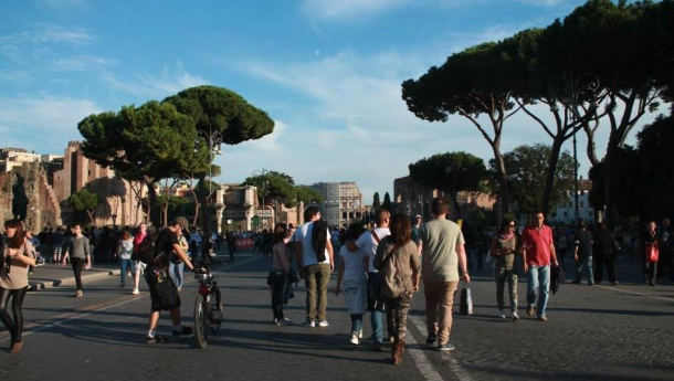 Immagine: Roma, domenica 26 febbraio stop alle auto per la domenica ecologica