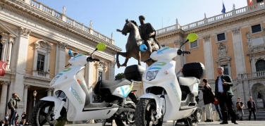 A Roma entro aprile 250 mezzi per nuovo servizio scooter-sharing elettrico