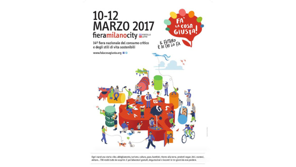 Immagine: Fa' La Cosa Giusta 2017! Dal 10 al 12 marzo a Milano la fiera del consumo critico e degli stili di vita sostenibili