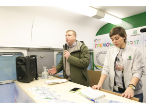 Campioni pugliesi dell’economia circolare: sei esperienze innovative premiate a bordo del Treno Verde in sosta a Bari