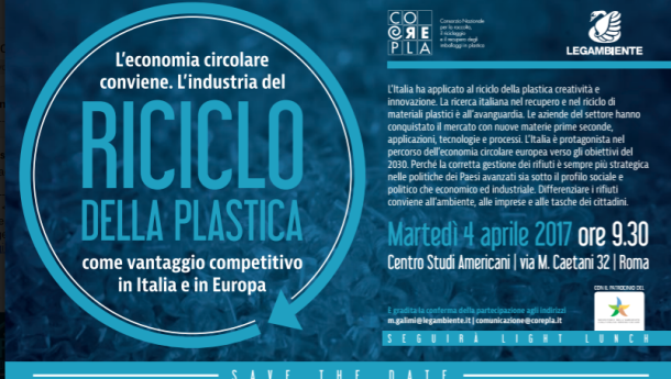 Immagine: 'L'economia circolare conviene': convegno a Roma il 4 aprile