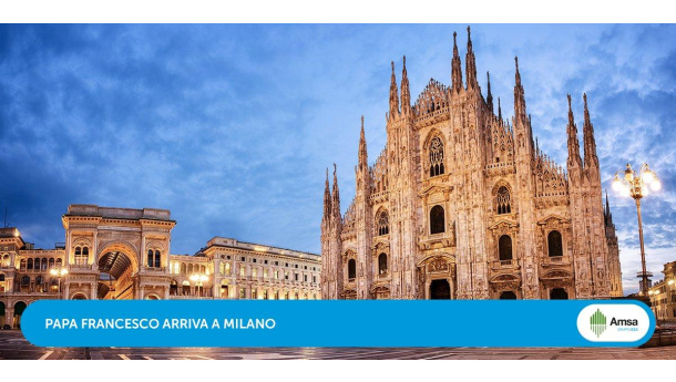 Immagine: Visita del Papa a Milano: Amsa potenzia i servizi di pulizia e spazzamento