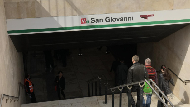 Immagine: Ecco come è fatta la stazione della Metro C San Giovanni