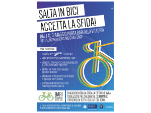 Anche Bari partecipa alla European cycling Challenge 2017