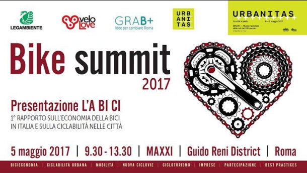 Immagine: Bike Summit 2017, appuntamento venerdì 5 maggio a Roma