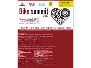 Bike Summit 2017, appuntamento venerdì 5 maggio a Roma