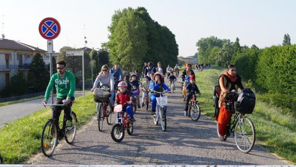 Immagine: La 'Tangenziale dei Bambini' di Casalmaggiore compie un anno