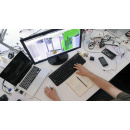 Immagine: Milano, inizia oggi la settimana del 'lavoro agile'. Un piccolo contributo all'inquinamento urbano