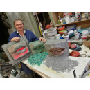 Immagine: Torino: le 'bocche' di Salvatore Liistro realizzate in gesso, metallo e materiali riciclati