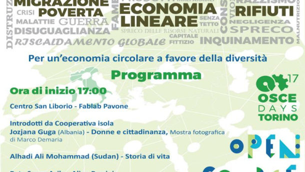 Immagine: Economia circolare, open source e migrazioni, ecco gli OSCEdays a Torino