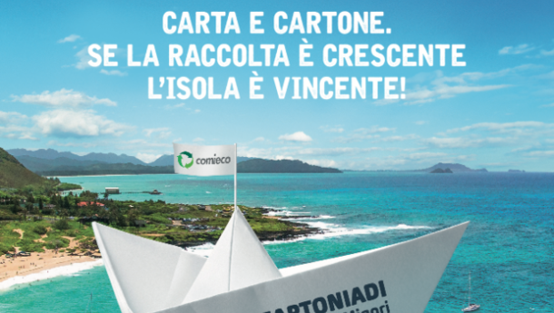 Immagine: Cartoniadi: Comieco lancia la sfida di raccolta differenziata di carta e cartone alle Isole Minori