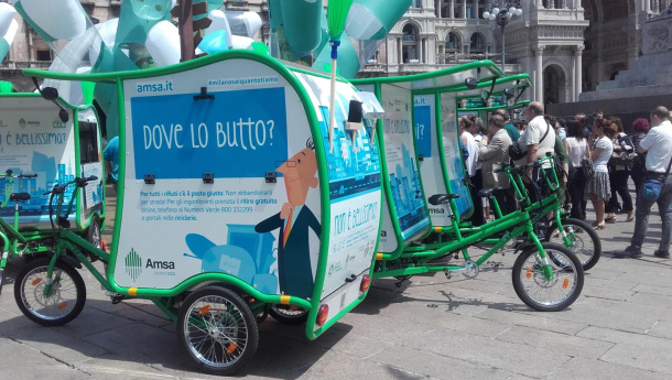 Immagine: T-Riciclo, a Milano il nuovo mezzo ecologico per migliorare il servizio di pulizia delle strade in tutti i Municipi