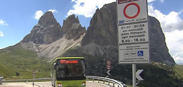 Passo Sella senz’auto: al via alla rivoluzione green sulle Dolomiti
