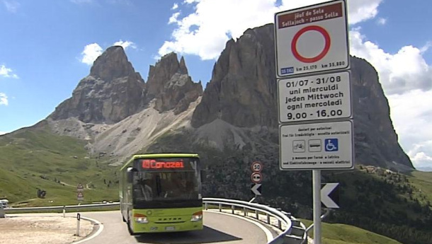 Immagine: Passo Sella senz’auto: al via alla rivoluzione green sulle Dolomiti