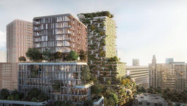 Immagine: Nasce a Utrecht il primo Bosco Verticale olandese