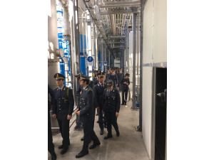 Giornata di studio per i cadetti ufficiali G.d.F. agli impianti della Montello (Bergamo)