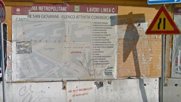 Immagine: Lavori metro C San Giovanni: 60 bus sostitutivi, corsie dedicate e ausiliari per evitare la sosta selvaggia