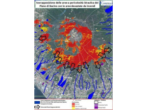 Incendio Vesuvio: dopo le fiamme aumenta il rischio idrogeologico