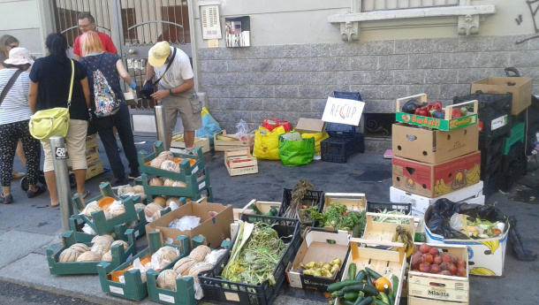 Immagine: Recupero di cibo record nei mercati milanesi