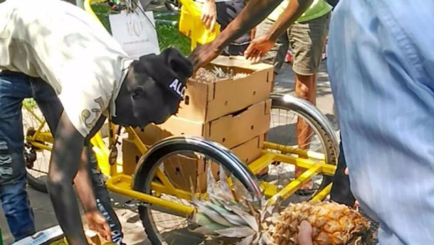 Immagine: Ecomori con Recup , volontari profughi africani anche a Milano