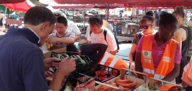 Ecomori e Sentinelle dei Rifiuti salvacibo ai mercati . Forte  rassegna stampa di agosto sulle iniziative di Eco dalle Città