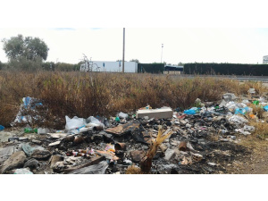 Terlizzi, tonnellate di rifiuti abbandonati e incendiati: “È una vera e propria emergenza”