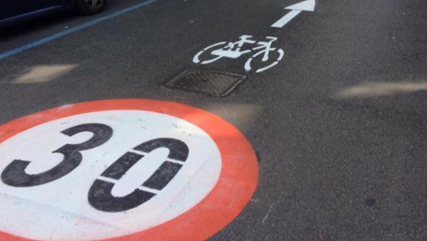 Immagine: Una pista ciclabile favorirà gli spostamenti in bicicletta fra le sedi universitarie del centro di Torino