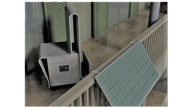 Immagine: Il fotovoltaico ovunque con la Sedia Storage, nuovo elettrodomestico green e “made in Italy”