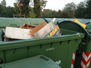 Quando i cassonetti sono fuori, la raccolta è (quasi) impossibile