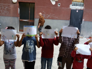 Milano, giochiamo e disegniamo con la raccolta differenziata. Primo incontro al Giambellino