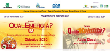 X Forum ‘QualEnergia?’: Obiettivo 2030 - Rinnovabili ed economia circolare per cambiare il futuro