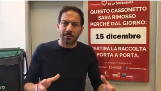 Immagine: Bari, dal 15 dicembre raccolta porta a porta anche a San Girolamo, Fesca e villaggio Trieste