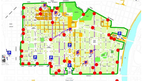 Immagine: Ztl Torino. Bike Pride: 'Ridurre i passaggi di auto nel centro è sempre un bene'